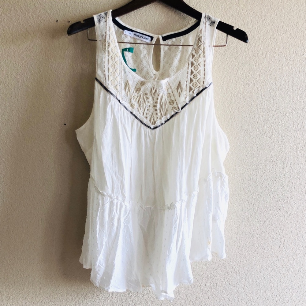 Maurices || Lace Sleveeless Blouse